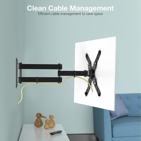 Supporto a Muro Ultra Slim per TV LED LCD 23-55'' Nero