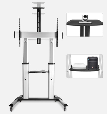 Supporto mobile da pavimento per TV Ultra larghe 60-100''