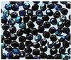 1000-6-mm-Tondo-Sfaccettato-Perline-Di-Vetro-Nero