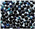 1000-6-mm-Tondo-Sfaccettato-Perline-Di-Vetro-Nero