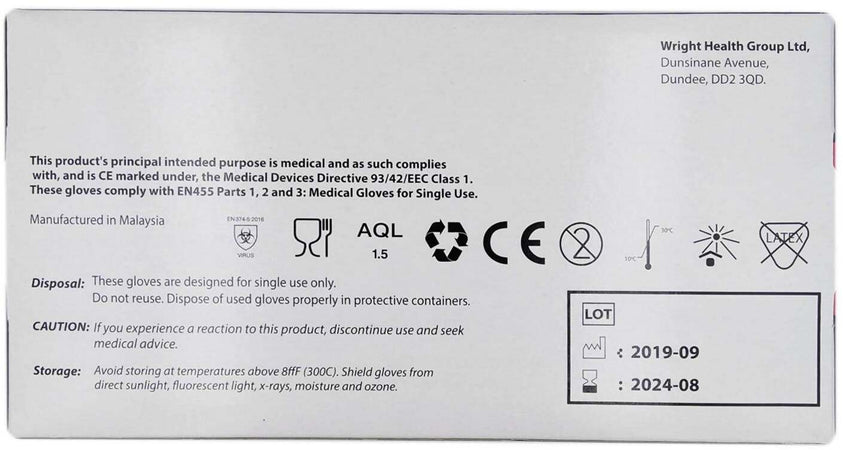 1000 Guanti in Nitrile Senza Polvere Essential Range Alto Spessore Pulizia Industria Estetica