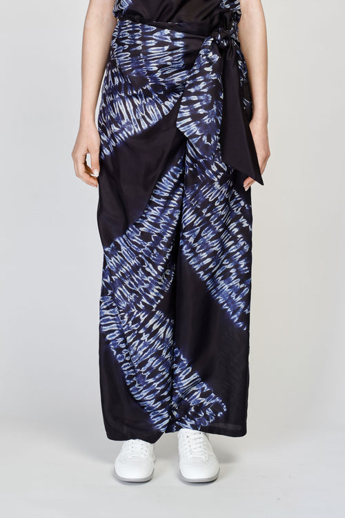 Parosh Pantaloni Blu da donna