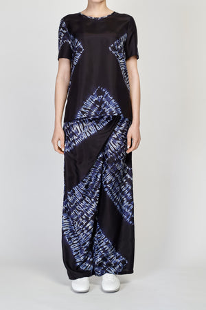 Parosh Pantaloni Blu da donna