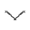 Supporto da scrivania in Alluminio per 2 Monitor 13-27'' con Molla a Gas
