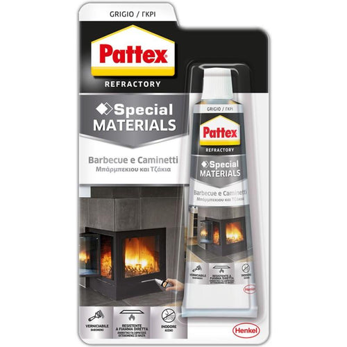 Silicone refrattario ad alta temperatura per stufe, caminetti e barbecue a legna o pellet