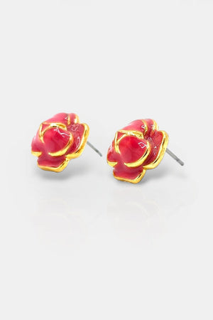 Orecchini a lobo Peony