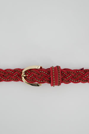NANNI MILANO Cinture Rosso da donna