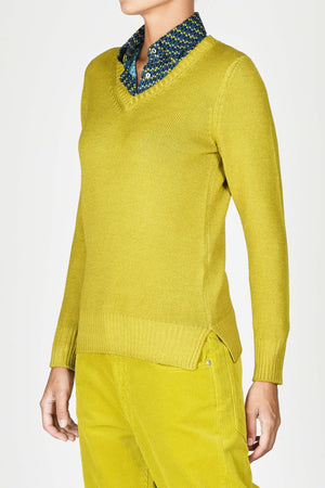 la Fileria Maglie Lime da donna