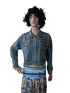 Giacca di jeans borchie