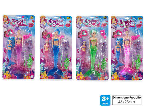 Set 2 bambole "Regine degli abissi"
