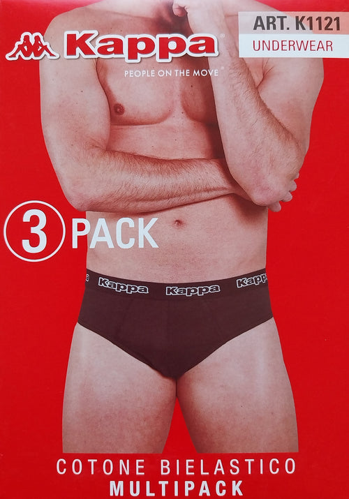 3 Slip uomo kappa tripack art k1121 colori e taglie assortiti