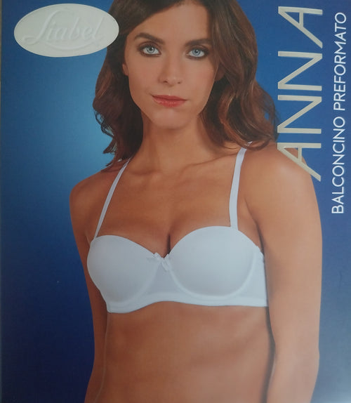Reggiseno liabel balconcino preformato in microfibra con ferretto coppa B ANNA