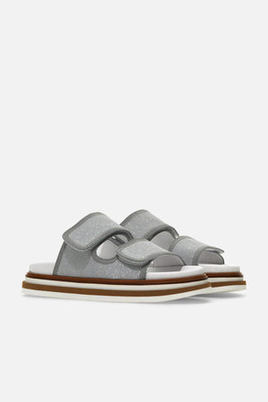 Hogan Sandali Argento da donna