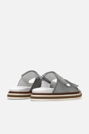 Hogan Sandali Argento da donna