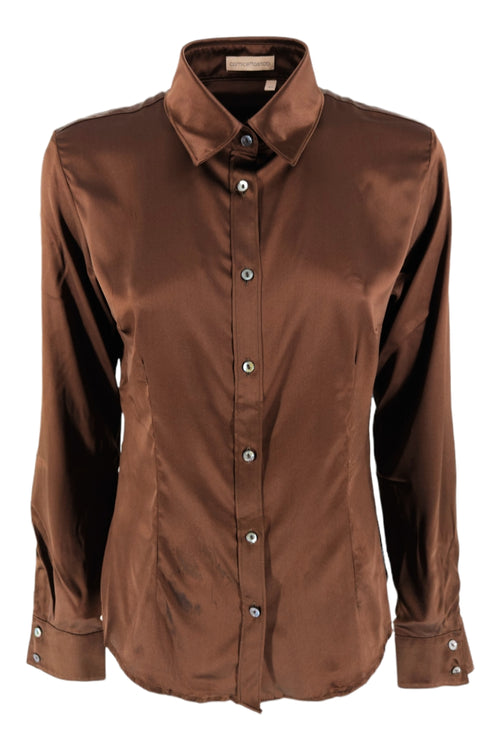 Camicetta Snob Camicie Marrone da donna