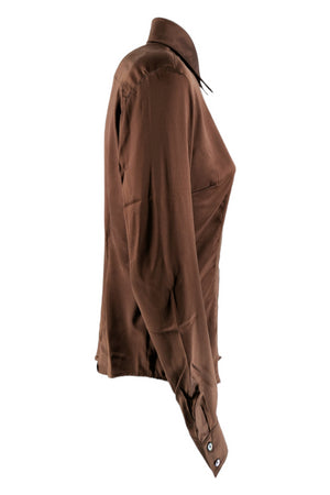 Camicetta Snob Camicie Marrone da donna