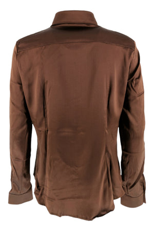Camicetta Snob Camicie Marrone da donna