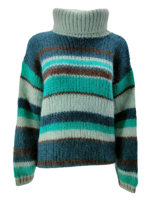 Parosh Maglie Verde/acqua/marrone da donna