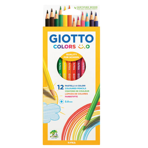 Astuccio 12 Matite Colorate Colors 3.0 Giotto