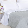 Copriletto Trapuntato Lesley ! Caleffi– Il Lusso Autentico del Raso Jacquard per il Tuo Letto Matrimoniale