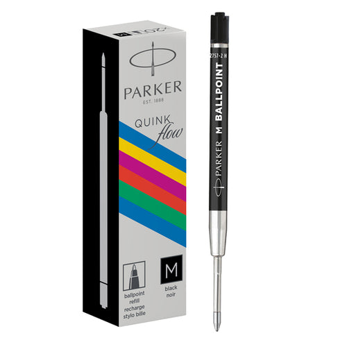 Refill Sfera Quinkflow Versione Economica Nero M Parker