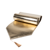 Runner colore champagne metallizzato per tavolo di Natale 33 x 180 cm