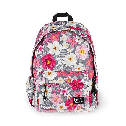 Legami, Zaino, Chiusura a Zip, Tema Flowers
