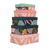 Set 5 Scatole Regalo In Cartone Fantasia Breeze