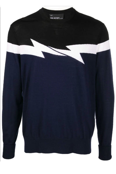 Neil Barrett Maglie Black/blu da uomo