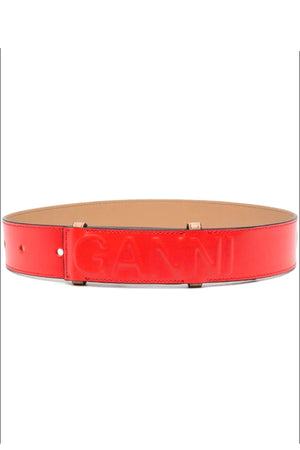 GANNI Cinture Arancio da donna