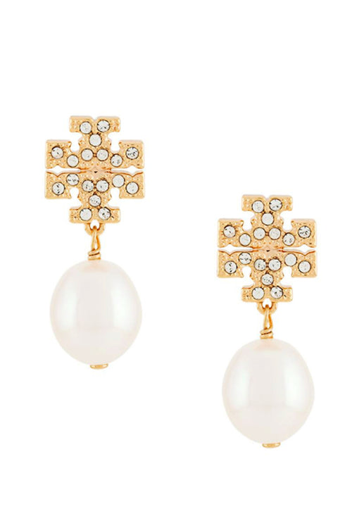 Tory Burch Bijoux Gold pearl da donna