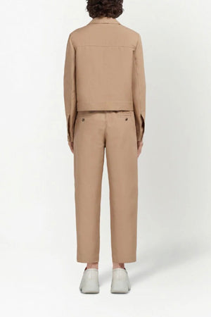 Marni Pantaloni Beige da donna