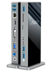 DOCKING STATION 15IN1 USB3.0 YORK HDMI+DVI+VGA+LAN+5*USB+SD/TF+3.5MM