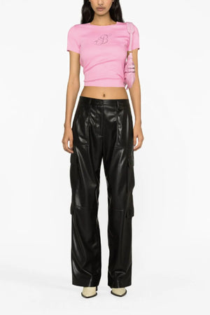 MSGM Pantaloni Nero da donna