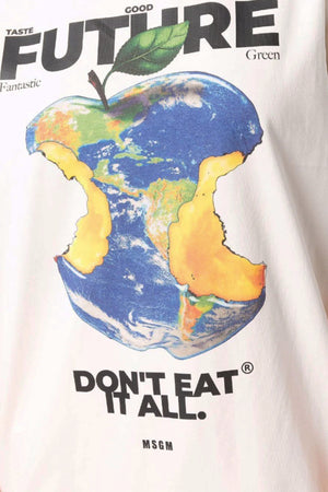 MSGM T-shirt e Polo Bianco da donna