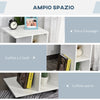 tavolino con ruote da salotto soggiorno caffè divano moderno bar bianco cucina camera da letto legno 888833-779WTFFR
