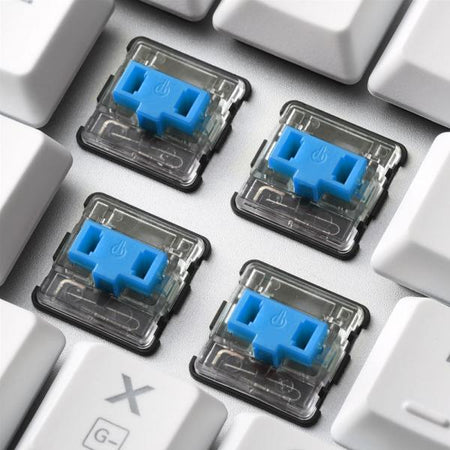 Sharkoon PureWriter TKL RGB Blue tastiera Gaming USB QWERTY Inglese US Bianco (Sharkoon PureWriter TKL RGB, gaming ke)