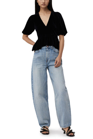 GANNI Top Nero da donna