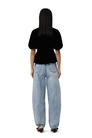 GANNI Top Nero da donna