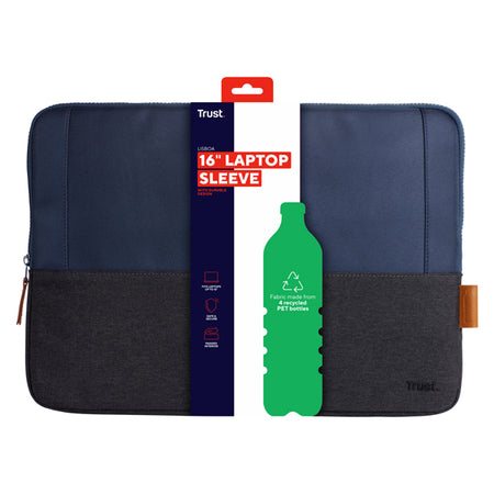 Lisboa 16'' Laptop Sleeve - Blue- Trust
