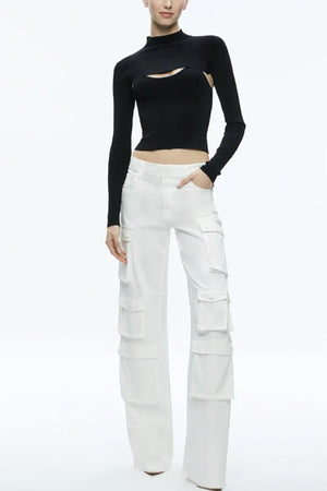 Alice + Olivia Pantaloni Beige da donna