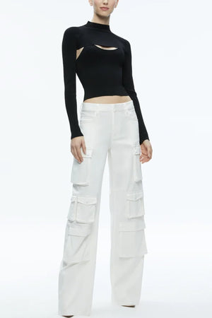Alice + Olivia Pantaloni Beige da donna