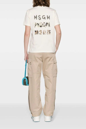 MSGM T-shirt e Polo Bianco da donna