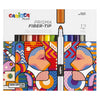Astuccio 12 Pennarelli Prisma Colori Assortiti Carioca Plus