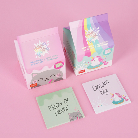 Legami, blocchetto memo, Yummy Yummy, kitty