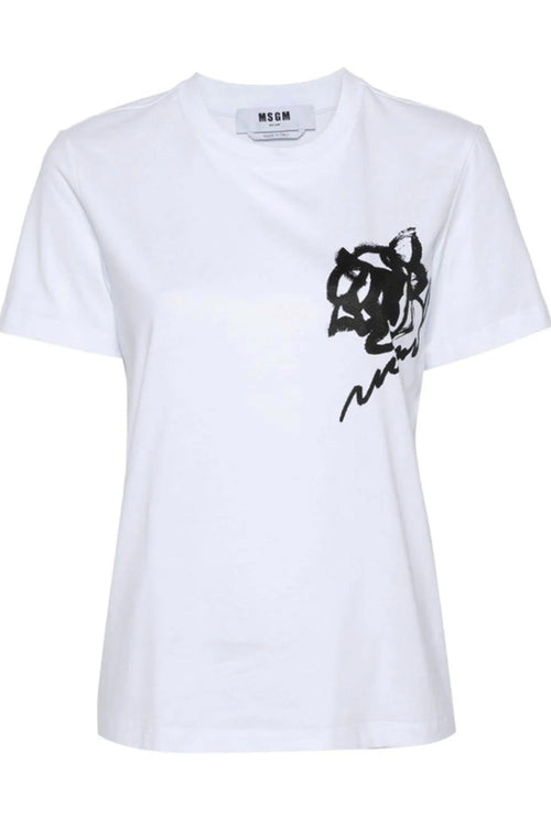 MSGM T-shirt e Polo Bianco da donna