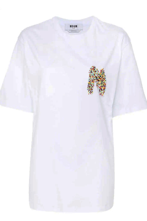 MSGM T-shirt e Polo Bianco da donna
