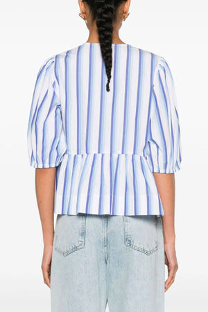 GANNI Camicie Blue da donna