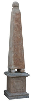 Biscottini Obelisco in pietra L65xPR65xH300 cm completo base, dimensioni Offerta Speciale