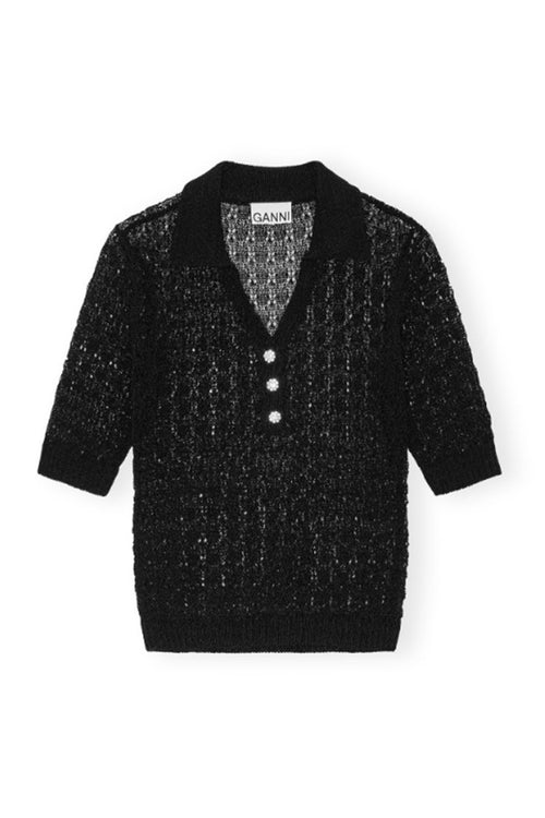 GANNI T-shirt e Polo Nero da donna